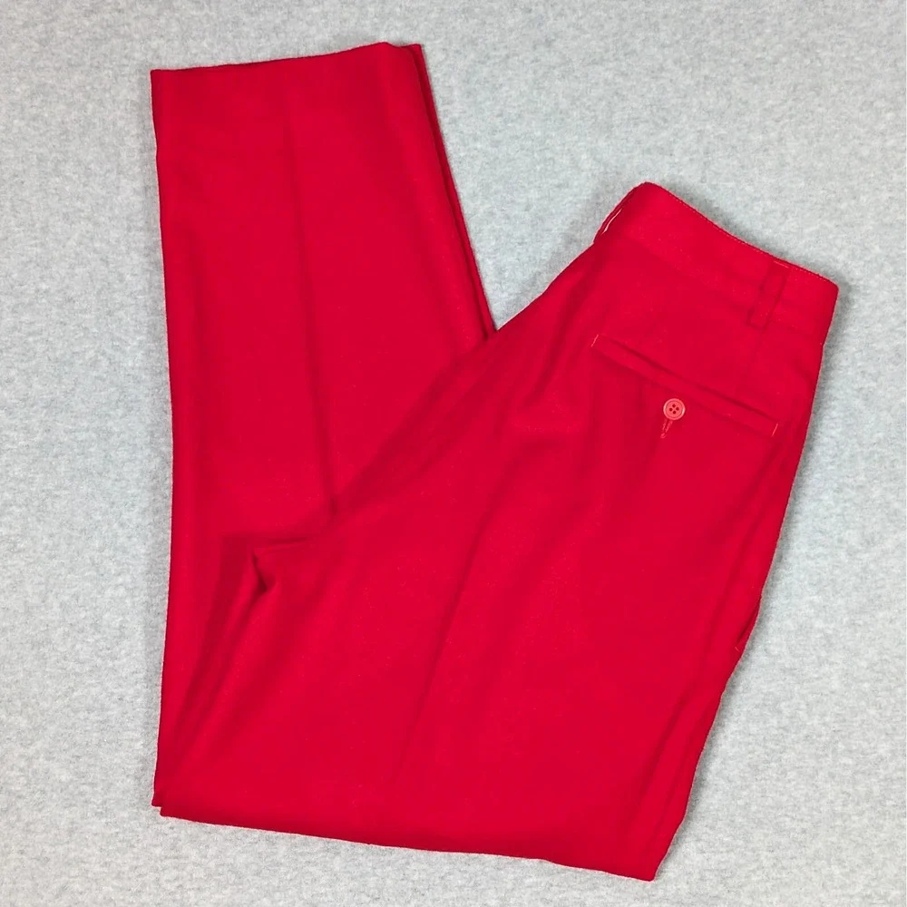 Vintage Michael Kors Compagnia Pants Womens Size 4 Pleated Tapered Made in Italy